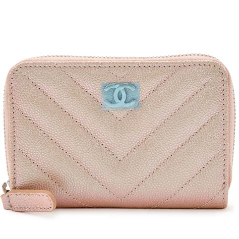 chanel caviar zip coin purse|CHANEL Caviar Chevron Quilted Zip Coin Purse Pink .